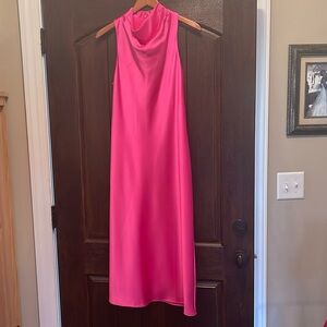ANTONIO MELANI Women’s Fuchsia Sleeveless Cowl Neck Dress